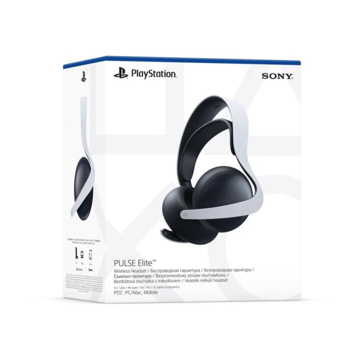Sony Pulse Elite + Case Ασύρματο Over Ear Gaming Headset με σύνδεση Bluetooth Λευκό