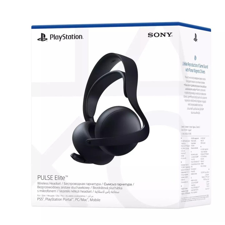 Sony Pulse Elite Ασύρματο On Ear Gaming Headset με σύνδεση Bluetooth Μαύρο
