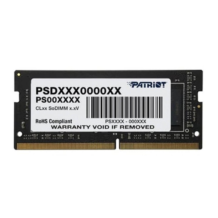 Patriot Signature 4GB (1X4GB) DDR3 RAM 1600MHz SoDimm PSD34G1600L81S