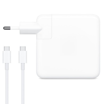 Detech Τροφοδοτικό Ρεύματος Apple 87w Type-c Λευκο (353)