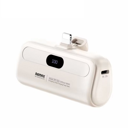 Remax Capsule Series RPP-633 Lightning Power Bank 5000mAh Λευκό