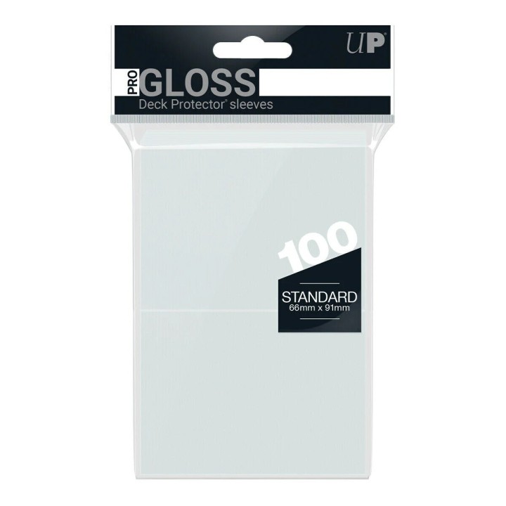 Ultra Pro Gloss Clear Standard Size Deck Protectors 100 Τεμάχια(REM82689)