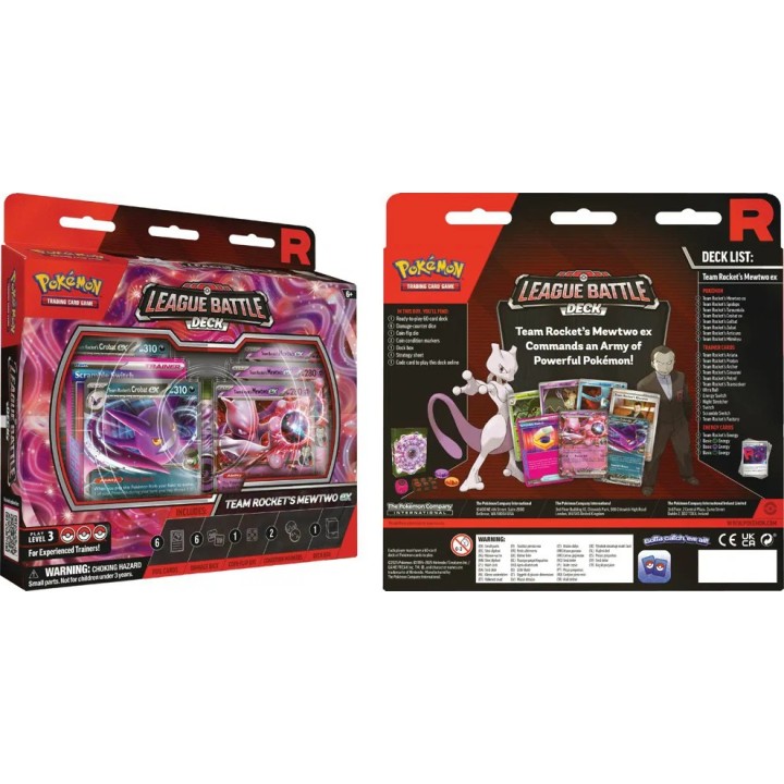Pokémon TCG Team Rocket's Mewtwo ex League Battle Deck