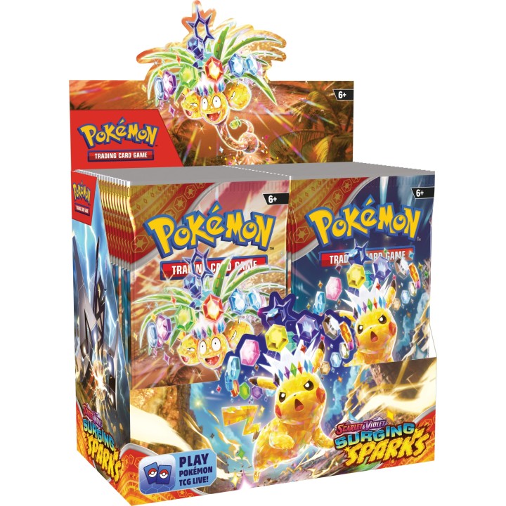 Pokemon TCG Scarlet & Violet 8 Surging Sparks Κουτί Booster Box(36 Φακελάκια)