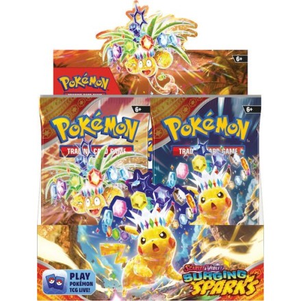 Pokemon TCG Scarlet & Violet 8 Surging Sparks Κουτί Booster Box(36 Φακελάκια)