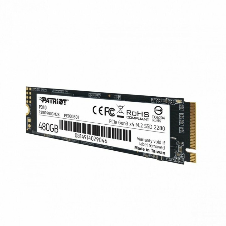 Patriot P310 SSD 480GB M.2 NVMe PCI Express 3.0