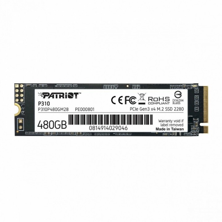 Patriot P310 SSD 480GB M.2 NVMe PCI Express 3.0
