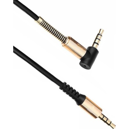Earldom Cable 3.5mm male - 3.5mm male 1m Μαύρο(AUX23)
