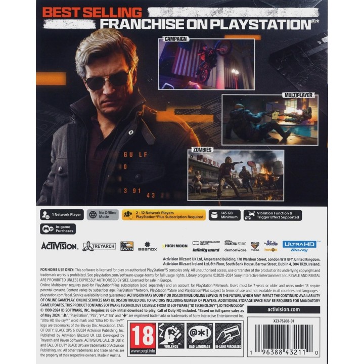 Call of Duty: Black Ops 6 PS5 Game Used-Μεταχειρισμένο