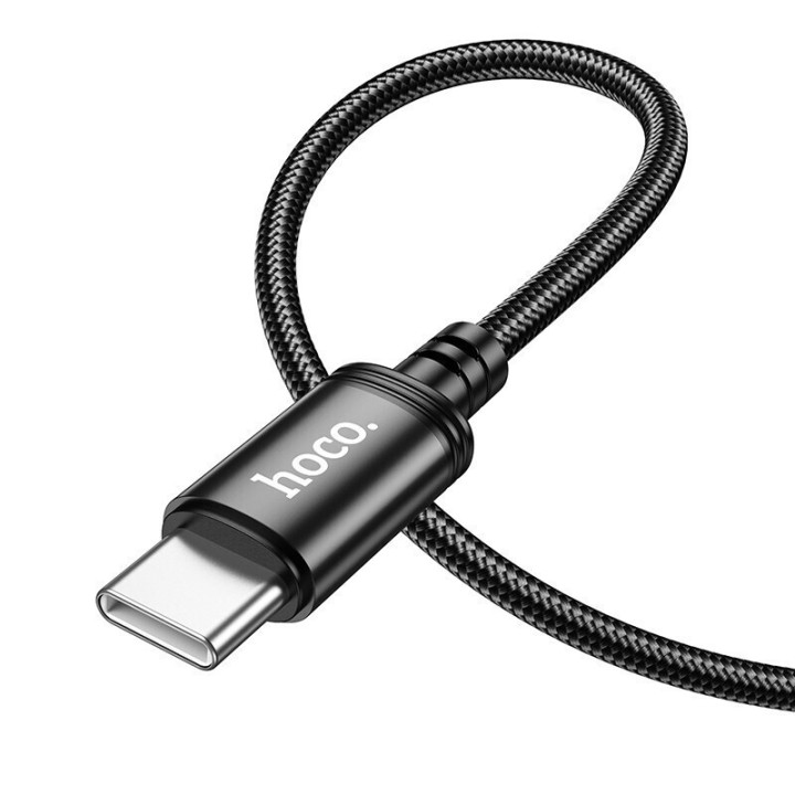 Hoco X89 Braided USB 2.0 Cable USB-C male - USB-A Μαύρο 1m