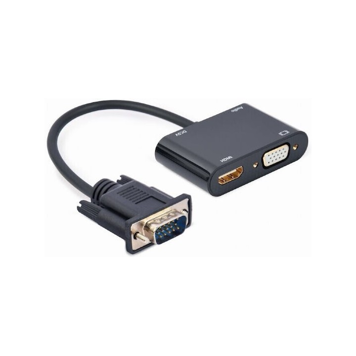 Adapter GREEN LYCA HDMI Male to HDMI/VGA Female GL70297