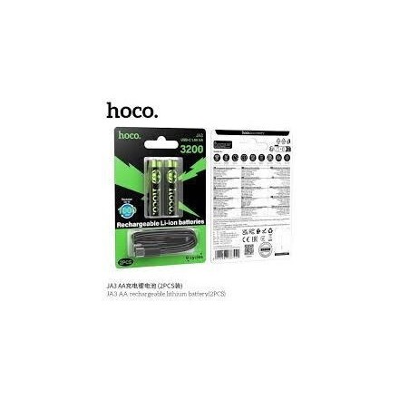 Hoco Επαναφορτιζόμενες Μπαταρίες AA 3200mAh 1.5V 2τμχ