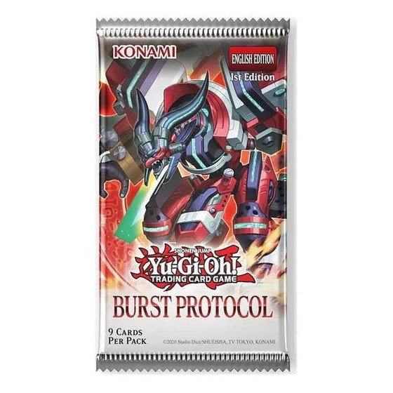 Yu-Gi-Oh! TCG Booster Display-Φακελάκι Burst Protocol