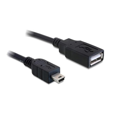 Valueline VLMP60315B0.20 Καλώδιο OTG USB 2.0 θηλ - USB mini 5-pin 20cm