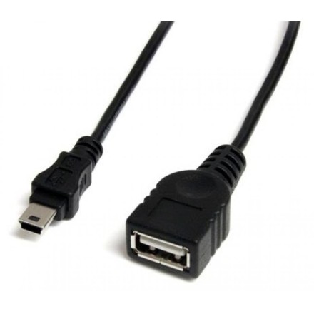Καλώδιο DeTech USB F - USB Mini, OTG, 1m (18084)