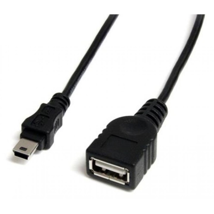 Καλώδιο DeTech USB F - USB Mini, OTG, 1m (18084)