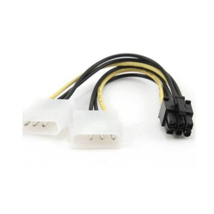 Αντάπτορας Ρεύματος Cable PCI Express power supply 6pin  2x 5,25 for graphics card