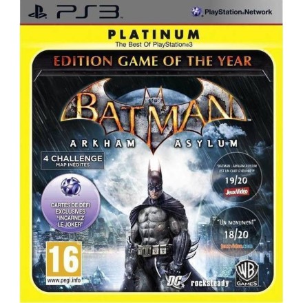 Batman Arkham Asylum (Platinum) PS3 GAMES Used-Μεταχειρισμένο