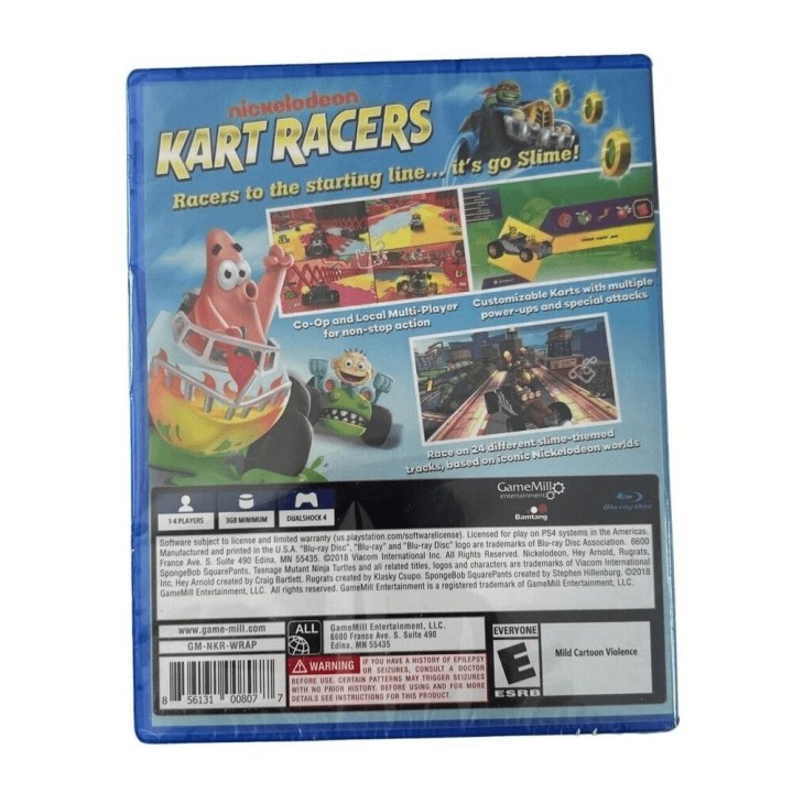 Nickelodeon Kart Racers PS4 GAMES Used-Μεταχειρισμένο