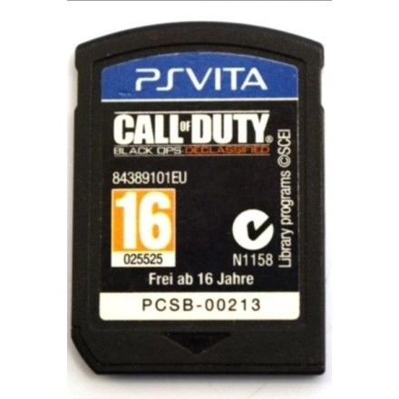 Call Of Duty Black Ops Declassified PSVita Game Used-Μεταχειρισμένο Only Disk