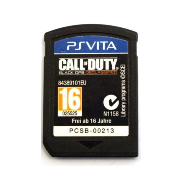 Call Of Duty Black Ops Declassified PSVita Game Used-Μεταχειρισμένο Only Disk
