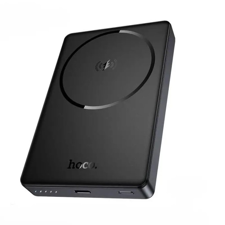 Hoco DB98A MagSafe Power Bank 10000mAh 20W με Θύρα USB-A και Θύρα USB-C Μαύρο