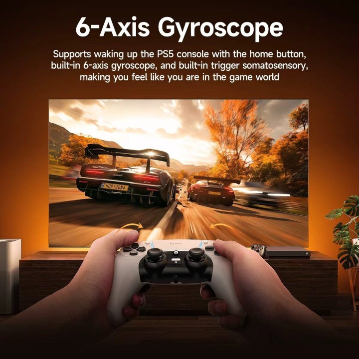 Hoco Ασύρματο Gamepad για PS5 Ασπρο GA32 DRAGON