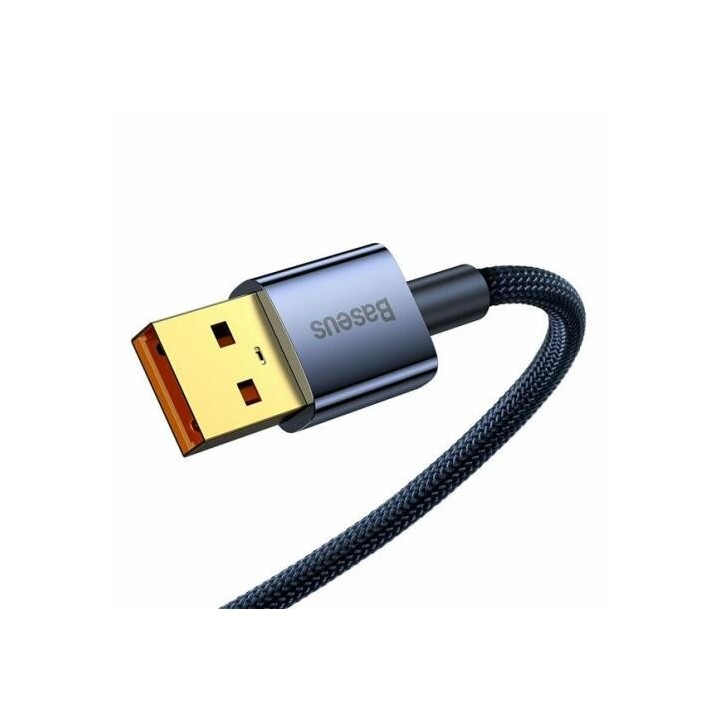 Baseus Explorer Series Auto Power-Off Fast Charging Data Cable USB to Type-C 100W 1m Blue