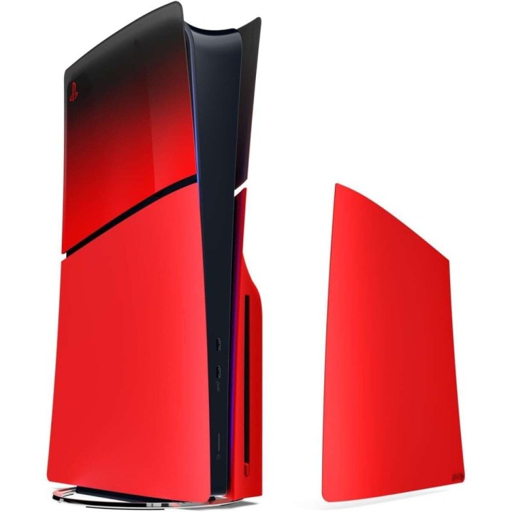 Sony PS5 Console Cover Techno Red Hyperpop Collection Κάλυμμα για το PS5 SLIM