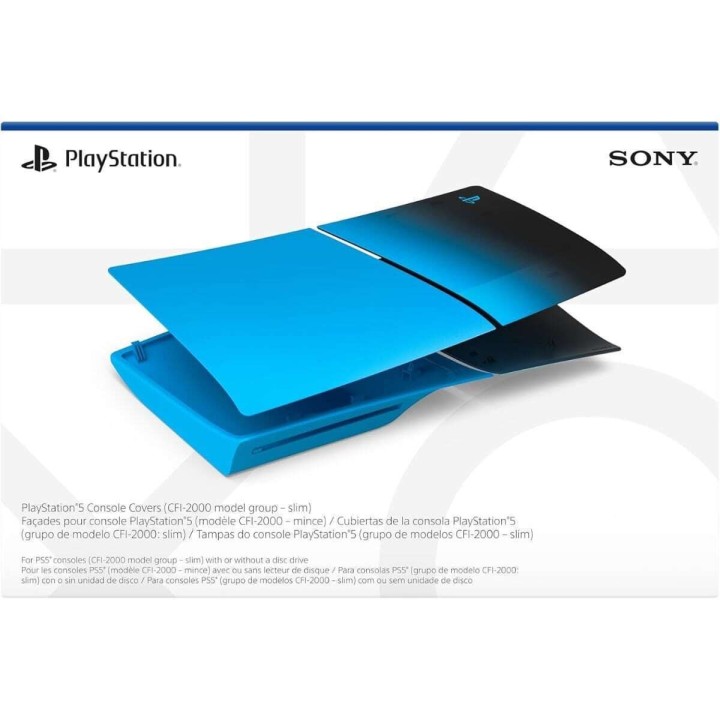 Sony PS5 Console Cover Techno Blue Hyperpop Collection Κάλυμμα για το PS5 SLIM