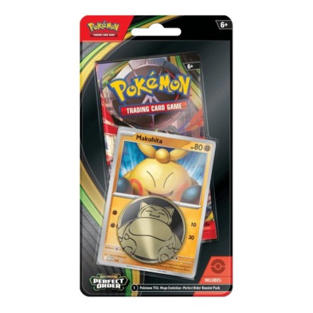 Pokemon Checklane Blister Mega Evolution: Perfect Order Makuhita(EN)