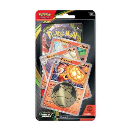 Pokemon TCG Mega Evolution: Perfect Order - Cindirace Premium Checklane Blister