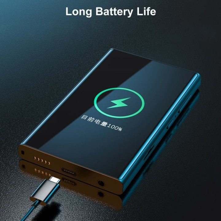 RUIZU MP3 player H10 με οθόνη αφής 3.8", 16GB, Bluetooth, μαύρο