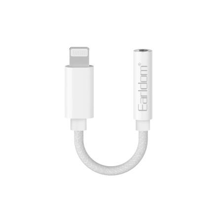 Earldom Μετατροπέας Lightning male σε 3.5mm female Λευκό 1τμχ (ET-OT68)