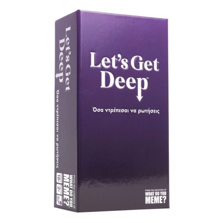 Επιτραπέζιο Παιχνίδι Let's Get Deep για 2+ Παίκτες 18+ Ετών AS (Ελληνική Γλώσσα)