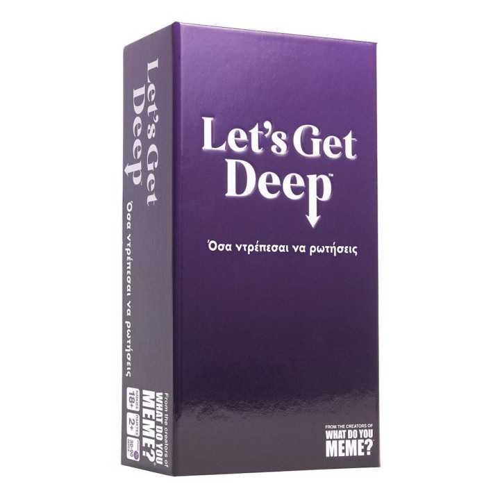 Επιτραπέζιο Παιχνίδι Let's Get Deep για 2+ Παίκτες 18+ Ετών AS (Ελληνική Γλώσσα)
