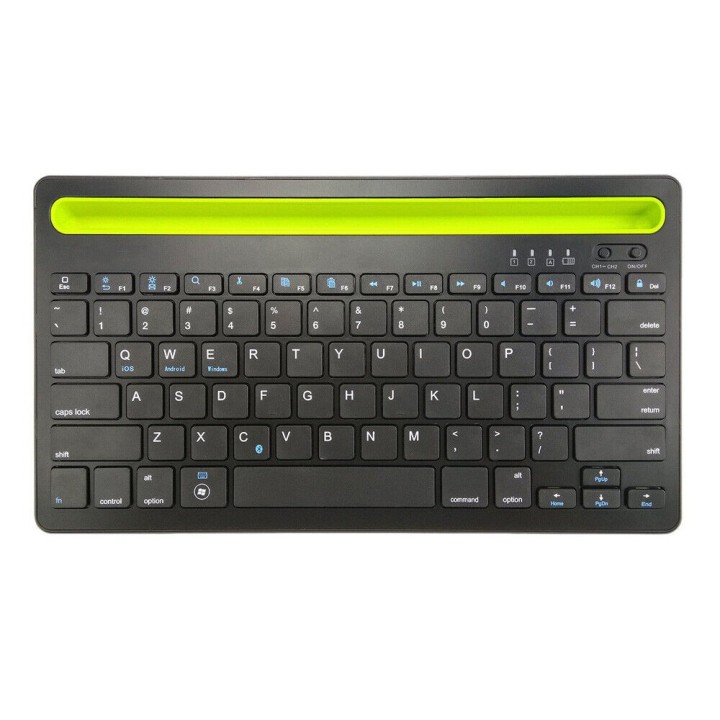 Mobilis RK908 Ασύρματο Bluetooth Πληκτρολόγιο Αγγλικό US Μαύρο