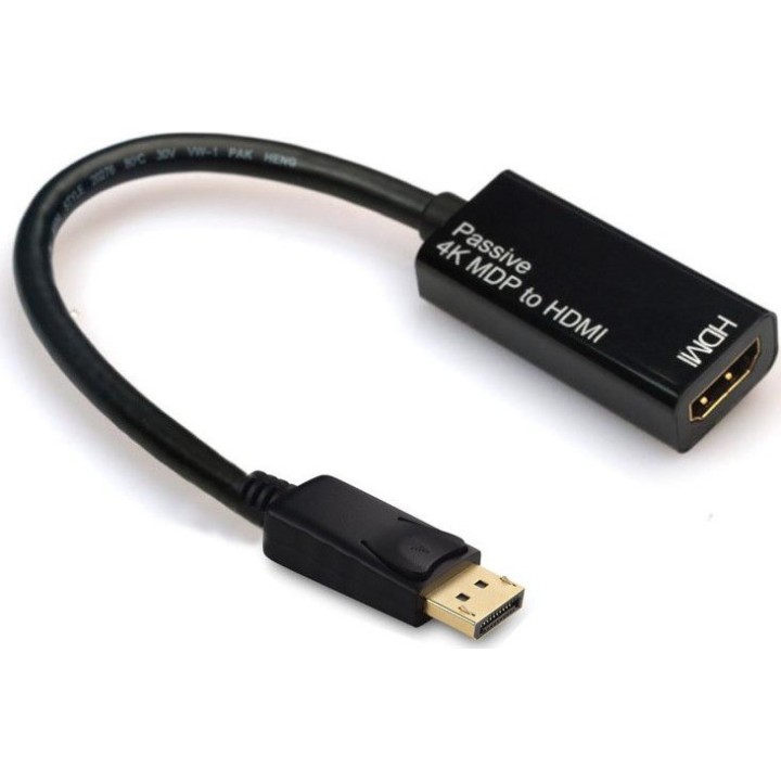 Μετατροπέας mini DisplayPort male σε HDMI female V1.4 BLACK (18253)