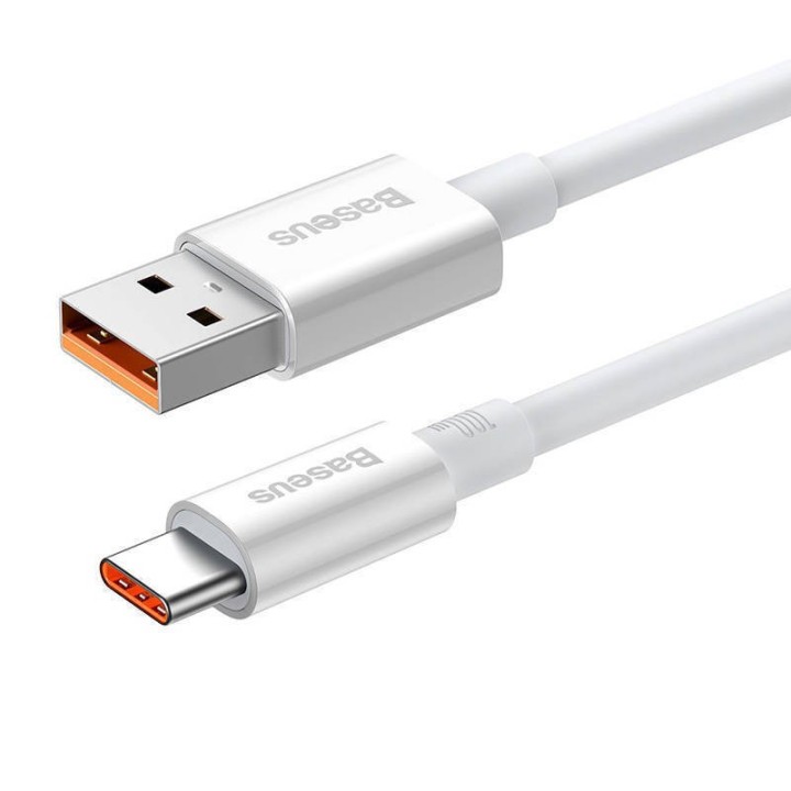 Baseus Superior USB 2.0 Cable USB-C male - USB-A 100W PD Λευκό 1.5m (P10320102214-02)