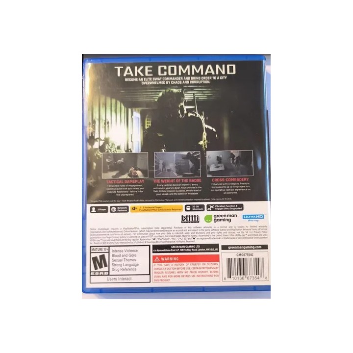 Ready or Not Day One Edition PS5 Game