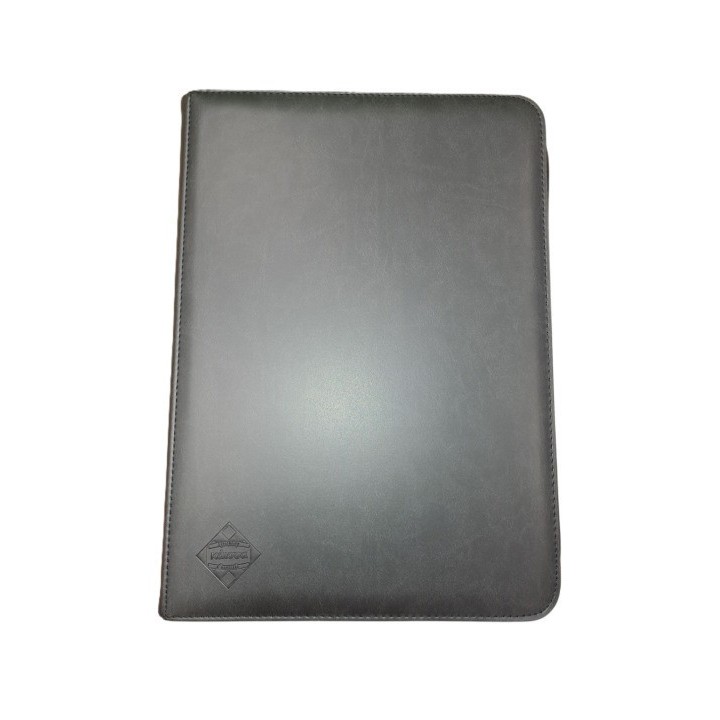 Kaissa Binder 9-Pocket Premium Zippered  Standard Size Μαύρο(KA115609)