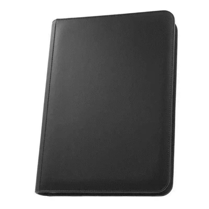 Kaissa Binder 9-Pocket Premium Zippered  Standard Size Μαύρο(KA115609)