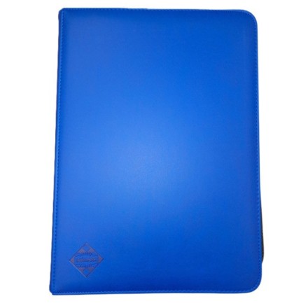 Kaissa Binder 9-Pocket Premium Zippered  Standard Size Dark Blue Μπλε(KA115623)