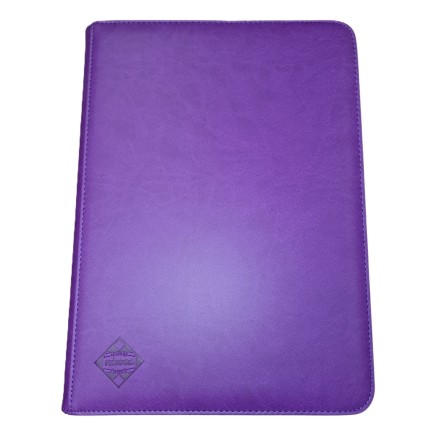Kaissa Binder 9-Pocket Premium Zippered Standard Size Μωβ(KA115654)