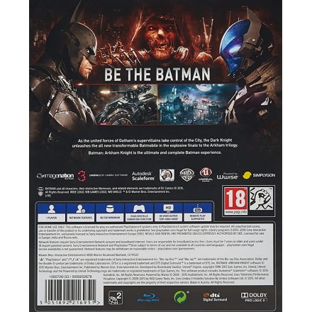Batman Arkham Knight  PS4 GAMES(PLAYSTATION HITS) Used-Μεταχειρισμένο