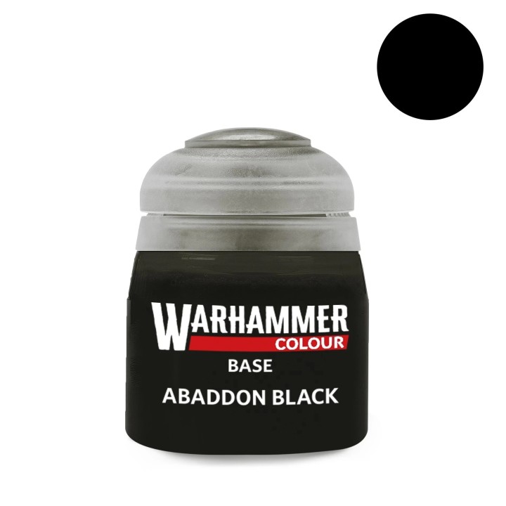 Citadel Base - Abaddon Black Χρώμα Μοντελισμού (12ml)