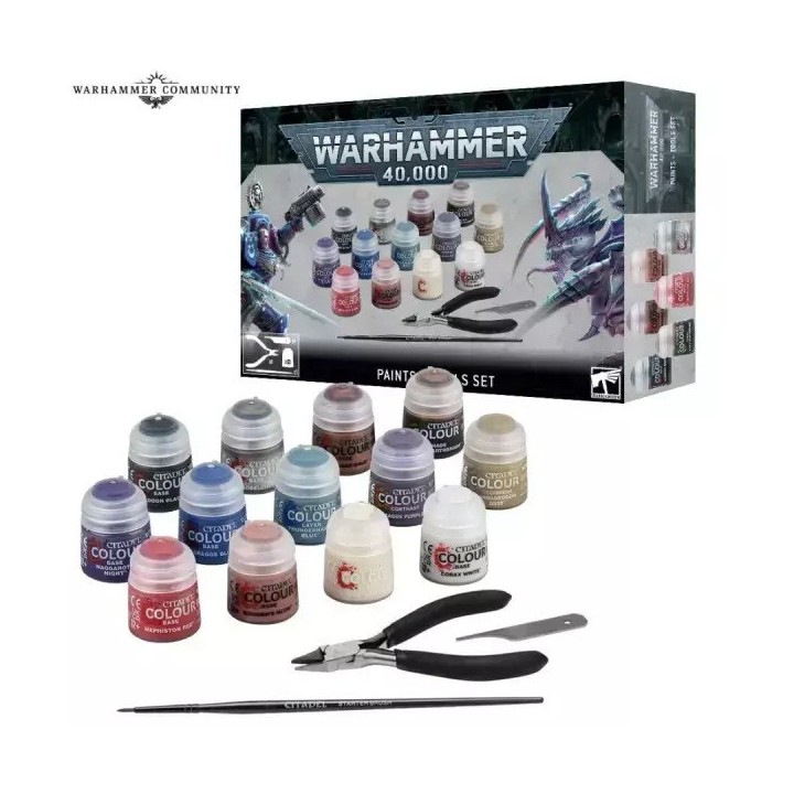 Warhammer 40,000 - Paints + Tools Set