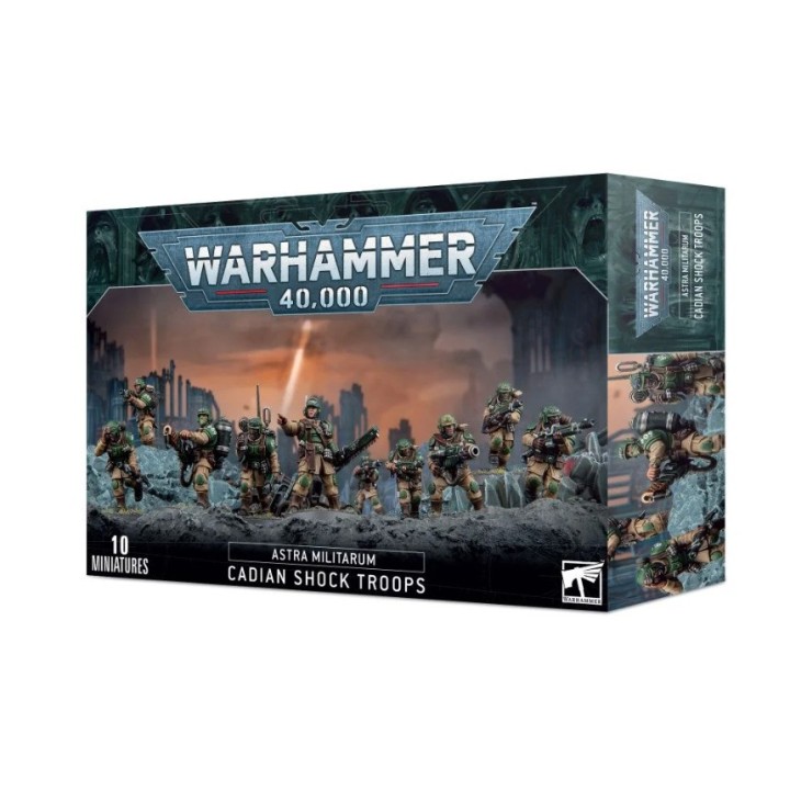 Warhammer Figure 40000 - Astra Militarum: Cadian Shock Troops