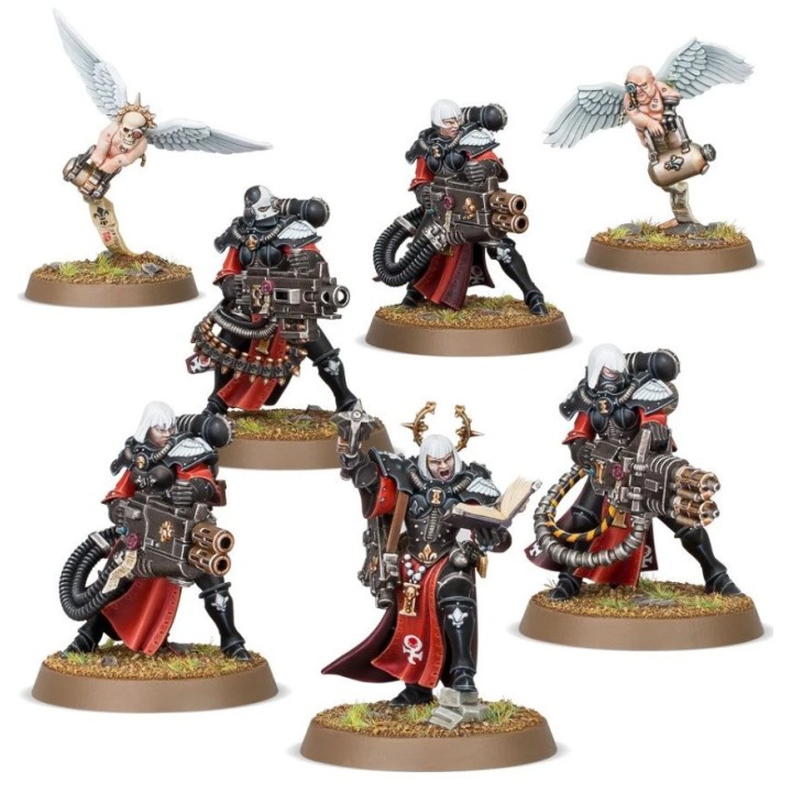 Warhammer 40.000: Adepta Sororitas: Retributor Squad Figures 7τμχ