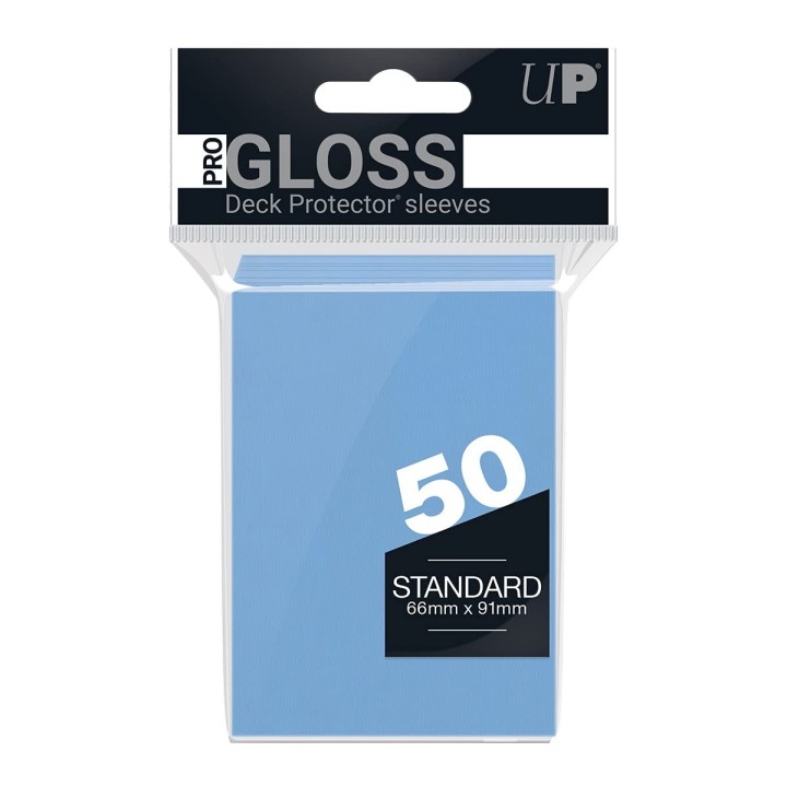 Ultra Pro Gloss Card Sleeves Standard Size 50ct - Light Blue(REM82677)